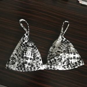 Patterned Triangle Bikini Top